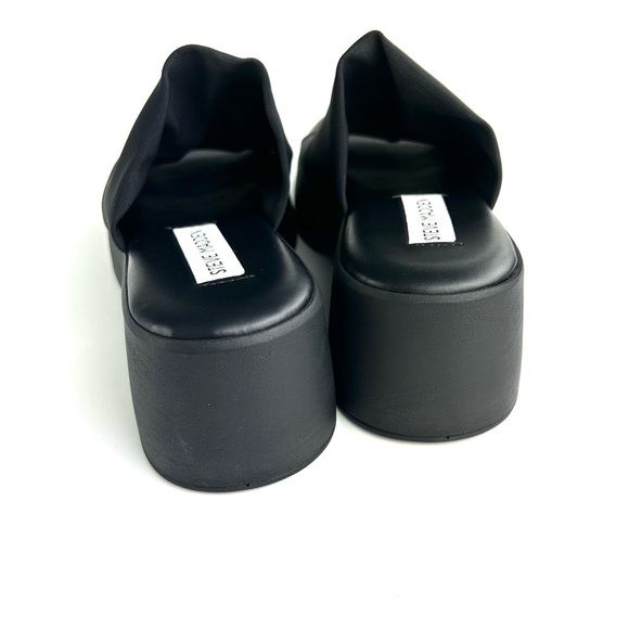 Steven madden slinky30 platform sandals size 38 black made in Italy - Picture 14 of 16